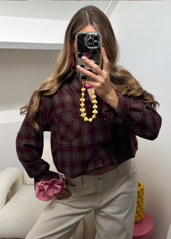 Mira Blouse Bordeaux