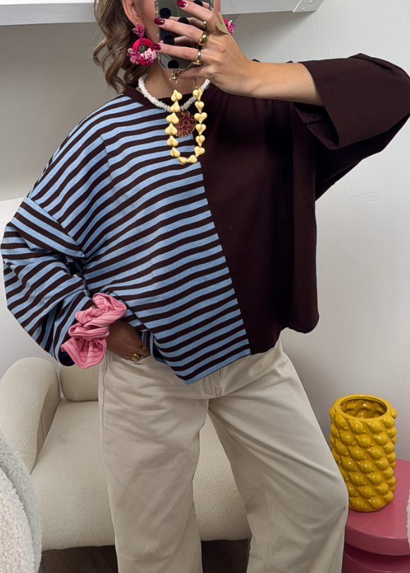 Noa half stripped shirt