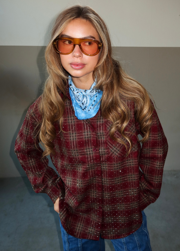 Mira Blouse Bordeaux