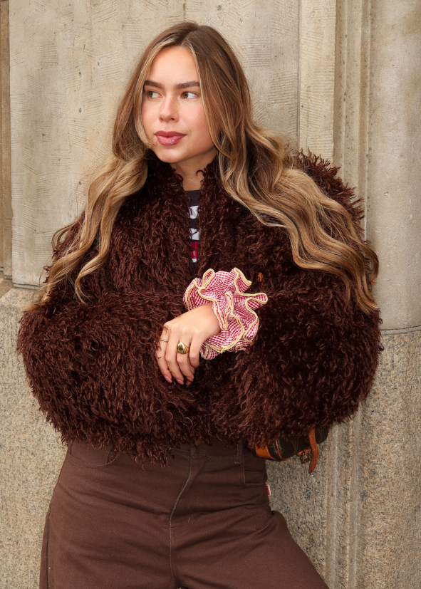 Molly Faux Fur Brown