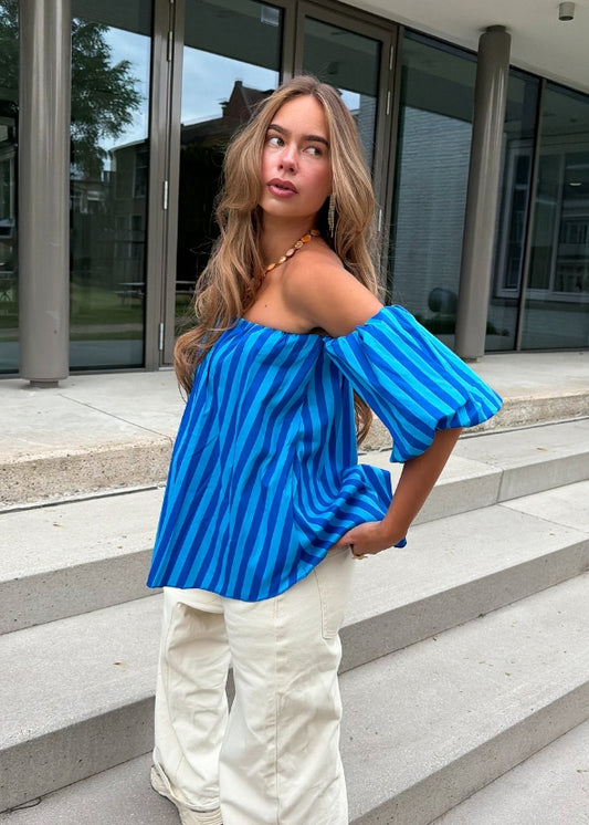 Lois Blouse Blue
