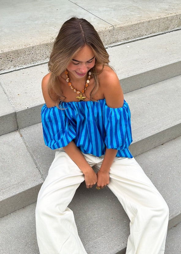 Lois Blouse Blue
