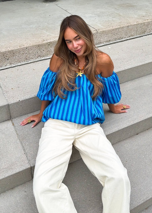 Lois Blouse Blue